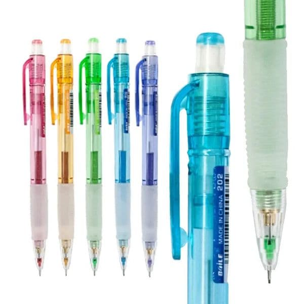 3 pcs/lot 0.5mm Mechanical Pencil Kawaii 2B Automatic Pencils with a Mini Eraser School Office Supplies Korean Stationery 250806