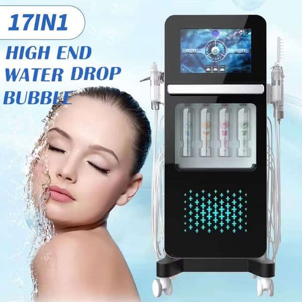 Professional Alice 17 In 1 Beauty Diamond Dermabrasion Beauty Spa Deep Oxygen Aqua Peeling Bubble Face Cleansing Upgrade Skin Care Instrumen