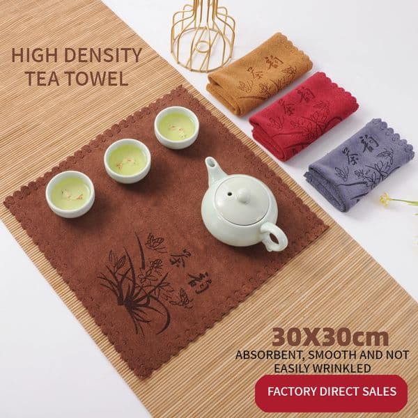 Tea towels teapots tea towels gifts tea tables tea table cloths thick square towels tea ceremony absorbent towels tea table cleaning cloths tea cloths