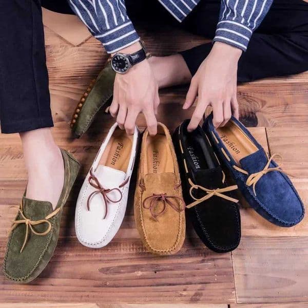 2023 Leather Men Casual Shoes Luxury Brand Comfortable Slip-on Formal Loafers Men Moccasins Italian Soft Male Driving Shoes W250808