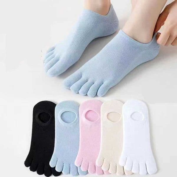 5 pairs of yoga toe socks for women suitable for Pilates ballet dance and barefoot. XJ250809