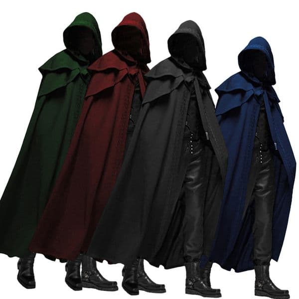 Medieval Clerical Church Assassin Costume Assassin's Creed Witch Priest Cloak