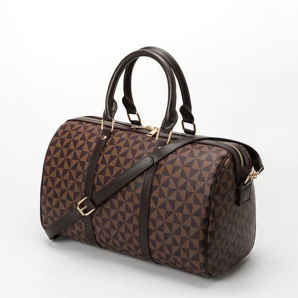 Free shipping, popular travel for women, large-capacity business trip luggage single-shoulder printed pillow bag, fashionable and practical Boston bag