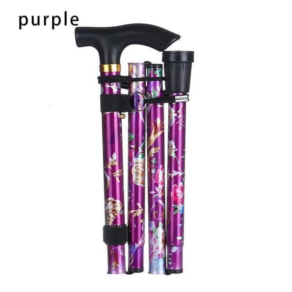 Lightweight for Adults Elderly Care Gift Hiking Polished Folding Trekking Stick Non-slip Walking Sticks Telescopic Walking Cane Z250809