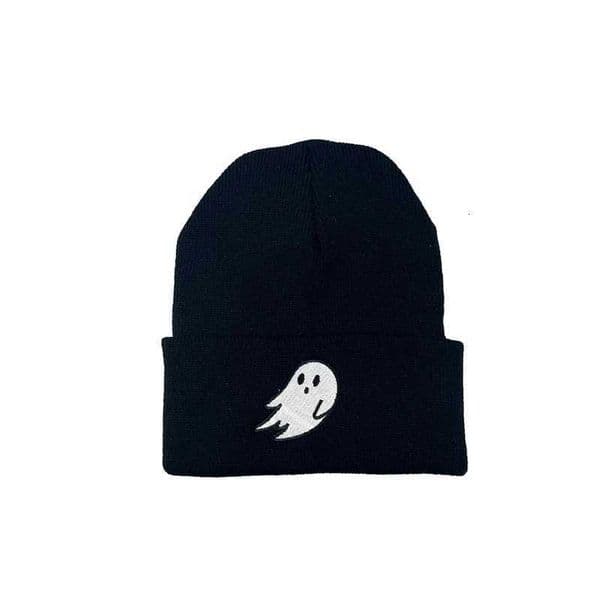 Fashion Autumn Winter Warm Hat Embroidery Beanies Knitted Hat Couple Ski Hat Halloween Funny HatXJ250809