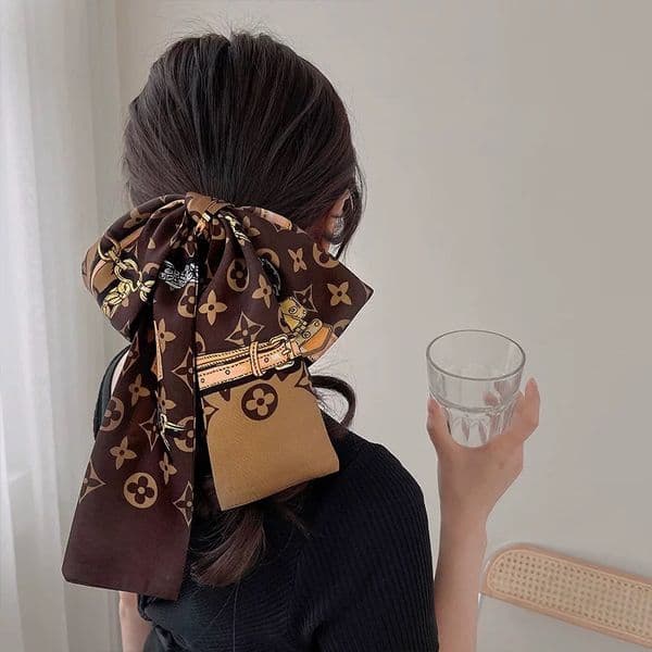 Printing Bag Scarf Small Skinny Silk Scarf Women Luxury Brand Women Tie Fashion Head Scarves For Ladies Neckerchief L260420