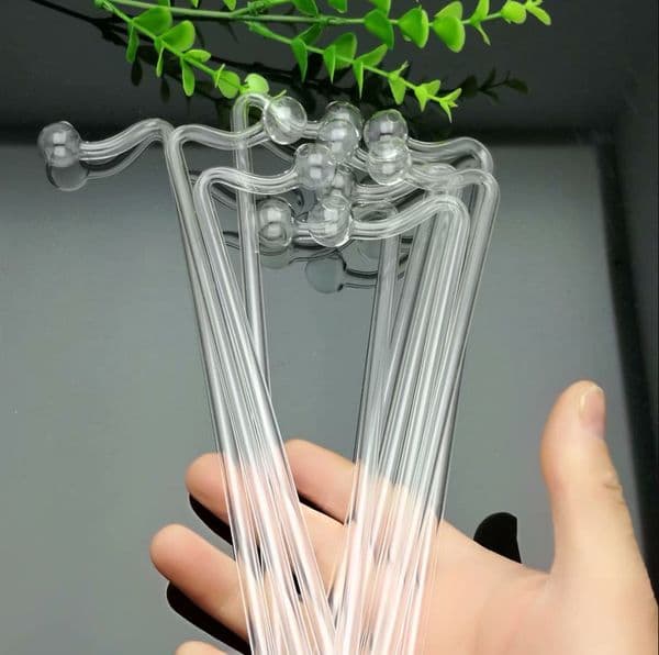 Smoking pipes Ball Glass Oil Burner Pipe Smoking Bowl Classic bongs Thin glass long curved pot