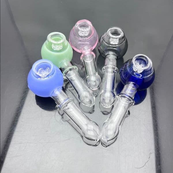 Smoking pipes Ball Glass Oil Burner Pipe Smoking Bowl Classic bongs New color thickened oversized snowflake filter pipe