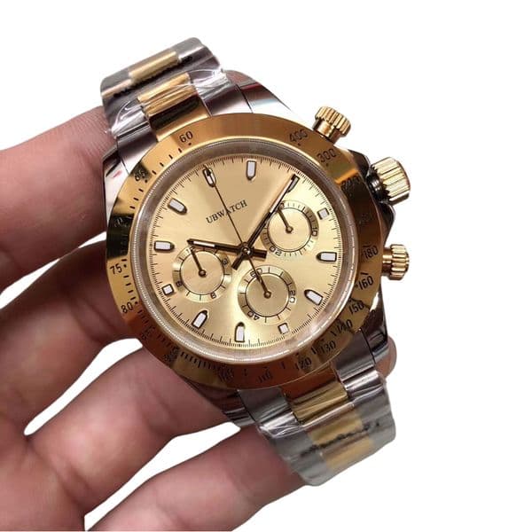 ST9 NEW 40MM Luminious Men Wristwatches Automatic Mechanical Watch Sapphire Glass Luxury Sporty Man Watches With Three Sub-dials