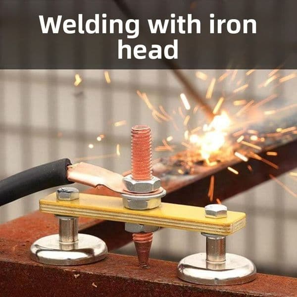 Fixing Line Welding hine Ground Clamp Magnet Grounding Head Strong Magnetic Artifact