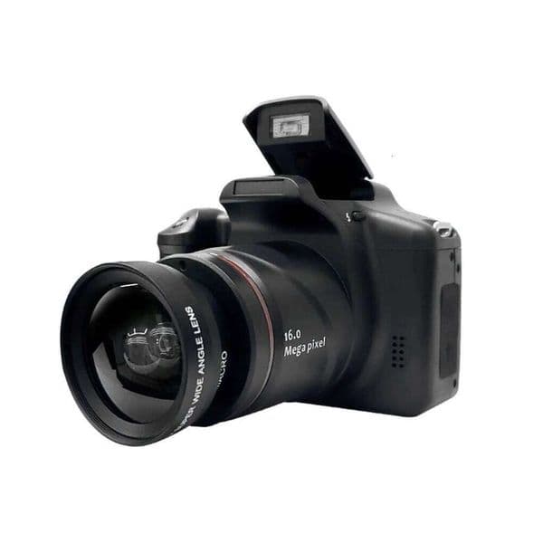 Digital Display Camera Traveling Hiking Portable Handheld Camcorder Selfie Cameras Removable Lens Photo Shooting