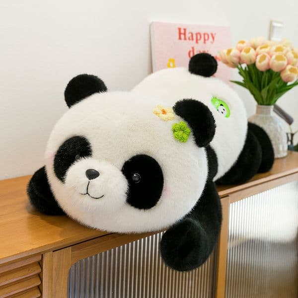 New -style fluffy panda plush toy Z260528