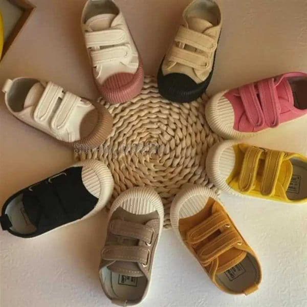 Children Canvas Toddler Infant Boy Sneaker Girl Candy Color Casual Baby Kid Breathable Leisure Soft ShoesXJ250812