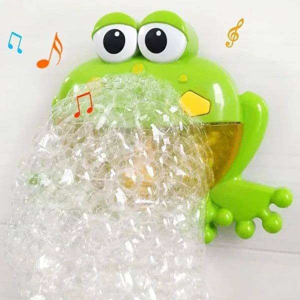 Baby Bath Toys Bubble Machine Crabs Frog Music Kids Bath Toy Bathtub Soap Automatic Bubble Maker Baby Bathroom Toy for Children 250811