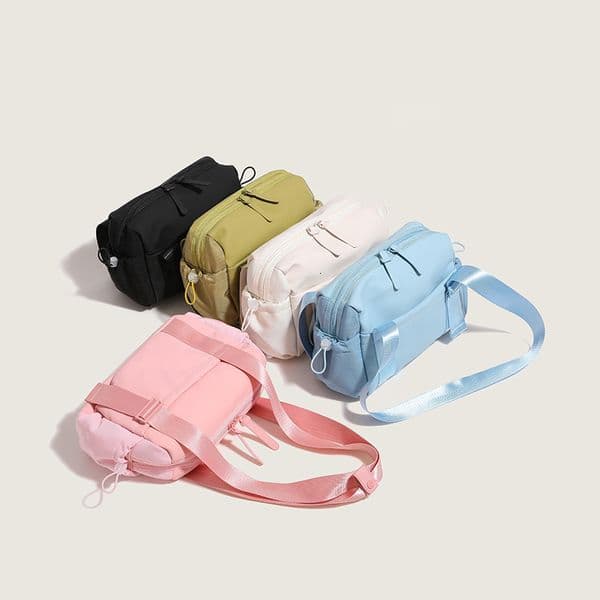 New Nylon Handbag Makeup Fashion Cosmetic Skincare Storage Zipper Shoulder Crossbody Bag