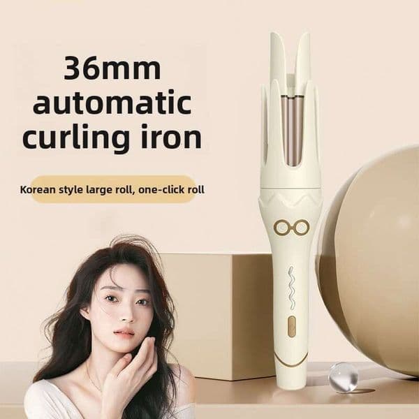 36Mm Automatic No Damage Big Waves Perm Tool Korean Style Negative Ion Curling Iron