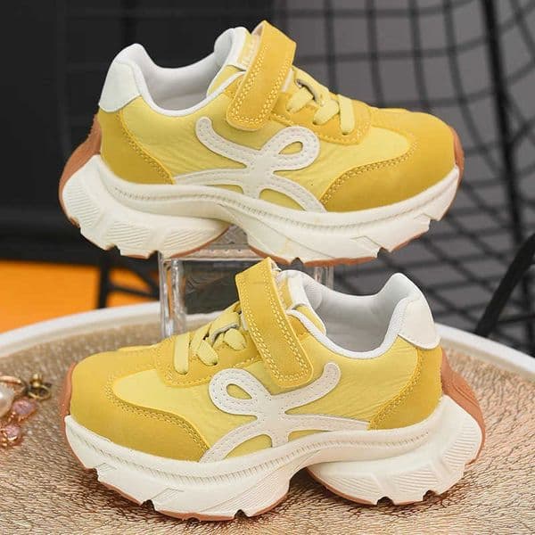 Childrens sports shoes girls shoes 2025 Spring and Autumn new style boys breathable and lightweight running shoes trendy T250812