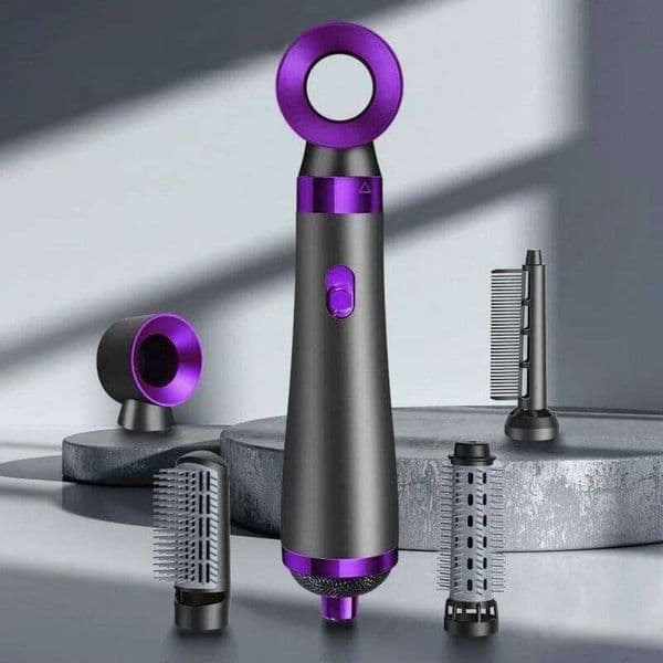 5 In 1 Multifunctional Hair Dryer Portables High Speed Hairdryer Professional Noise Reduction Constant Temperature