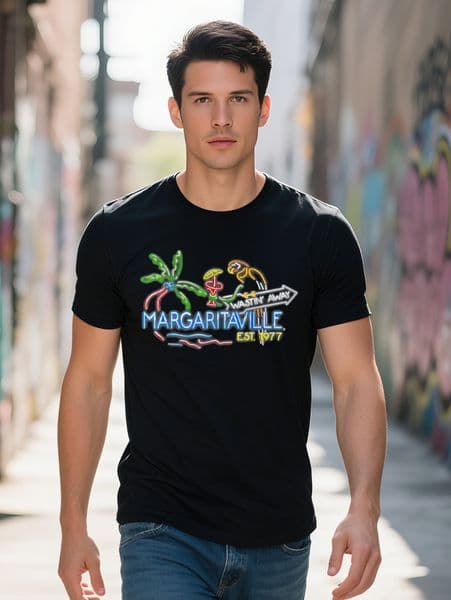 Margaritaville Neon Sign T Shirt PLUS SIZE L XL