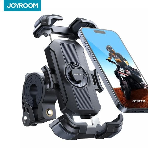 Joyroom Motorcycle Phone Mount Upgrade Bike Phone Holder Ultra-Stable Bicycle Phone Mount Handlebar Cell Phone Clamp for Scooter 250812