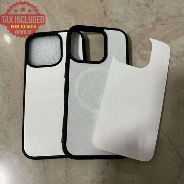 Blank Sublimation TPU PC phone Cases for iPhone 17 air 17 Pro Max 16 15 14 13 11 Pro Max 12 Magnetic Case with Plastic Insert for Samsung S26 S25 S24 S23