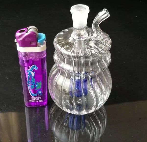 Smoking Pipes new Glass Oil Burner Pipes hookah Glass Smoking bongs hookah Round edged water bottle 2025