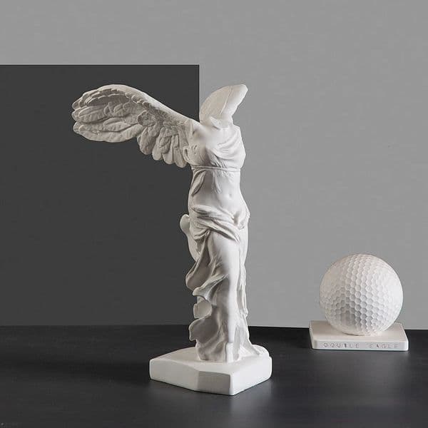 Greek Victory Goddess Statue with Angel Wings Resin Sculpture for Home Cabinet Office Desk Bookshelf Decor Artistic Decoration 250813