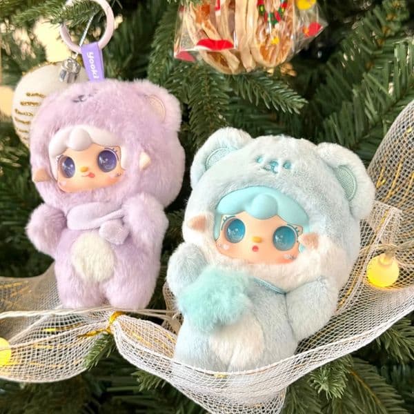 Yooki V4 Plush Take A Bite Of Bear Series Cute Pendant Blind Box Desktop Ornament Toy Anime Cartoon Doll Mystery Girl Gifts 250812BJ