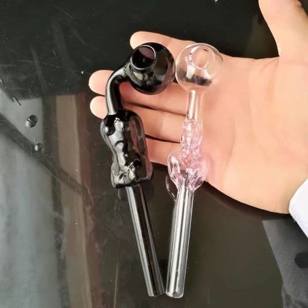 Smoking pipes Ball Glass Oil Burner Pipe Smoking Bowl Classic bongs Mixed color beauty hotpot