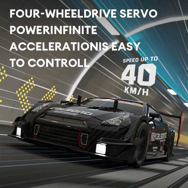 40KM/H Remote Control Car Rechargeable Racing Drift Electric Graffiti RC Birthday Toys for Boys Z250813