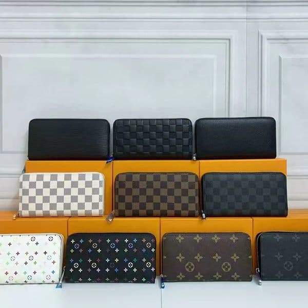 Fashion For Women Clutch Ladies Long Wallet Pu Leather Single Zipper Wallets Classical Coin Card Holder Purses Designer Bag Bags Handbag Shoulder Purse