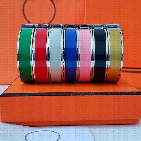 Mens Bracelet Classic Luxury Bracelet 12MM Width Brand Designer Bracelet Women Silver High Quality Daily Wear Bracelet