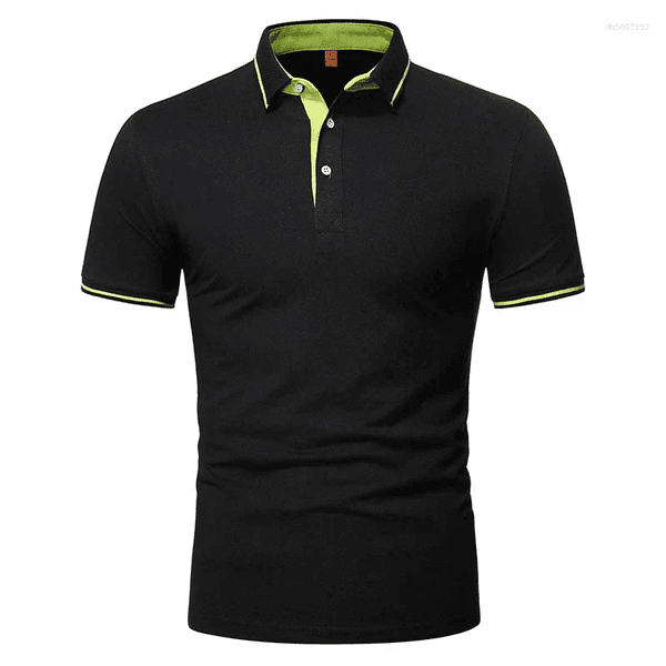 Men's Polos High Quality Summer Men Polo Shirts Casual Business Short Sleeve Mens Turn Down Collar Comfortable Shirt