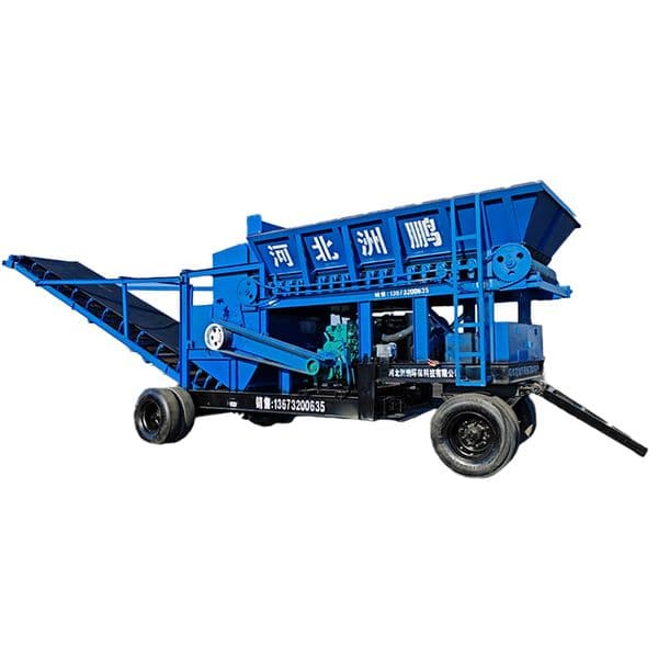 Mobile Coal Crusher with Semi-Automatic Control System for Open-Pit Mines