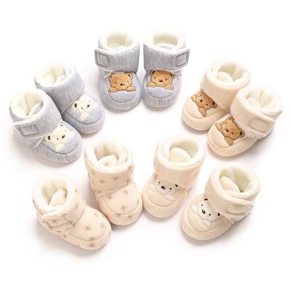 Fashion Baby Infant Cute Soft Cartoon Cotton Toddler shoes First Walker Shoes for Newborns Little Kids