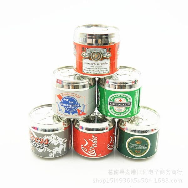Smoking Pipes Manufacturer wholesales 50MM-3 layer can grinders, new metal grinders, and smoking accessories