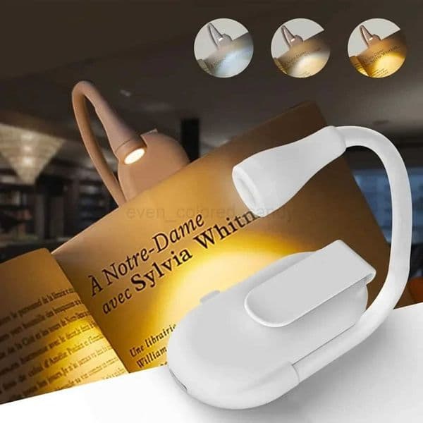 Book Lamp Read Led Lights Steplessly Brightening Usb Light Home-appliance Books Fixture Bed 3 Colors Rechargeable Lamps Desk Z250814