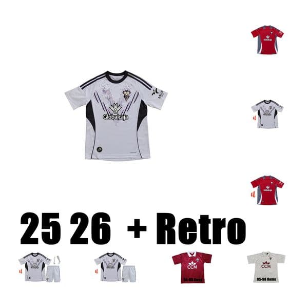 25 26 Albacete Balompie soccer jersey home away third Special 2025 2026 Manu Fuster Jonathan Dubasin Fran alvarez Flavien Boyomo Riki Rodriguez football shirts S-2XL