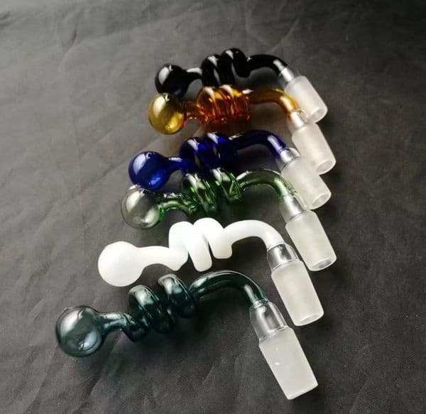 Smoking Pipes new Glass Oil Burner Pipes hookah Glass Smoking bongs hookah Spiral Burner