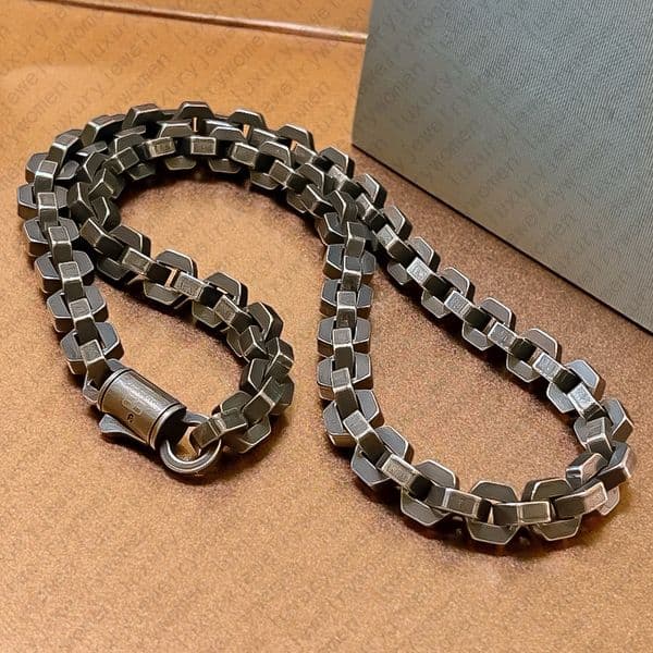 Necklace Necklaces Cuban Link Chain Jewelry Jewellery Punk Style Black Cuban Link Necklace Men Women Fashion Hip Hop Statement Chain Adjustable Length Gift