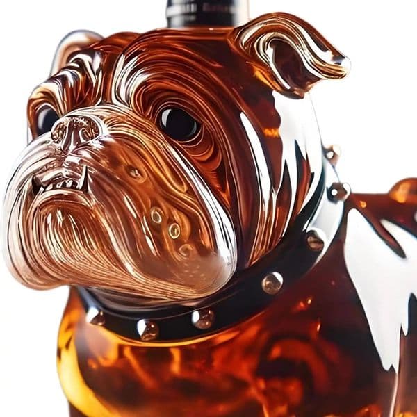 2026 Funny Glass Collectible Novelty Decanter Bulldog Shape Whiskey Bottle For Men Home Tasting Beer 250809 Free Shipping