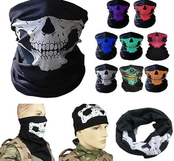 Summer Cycling Face Cover Mask Scarf Bicycle Half Face Mask Headband Bandana Halloween Fun Scarf Fishing Hiking Riding Headband XJ250815