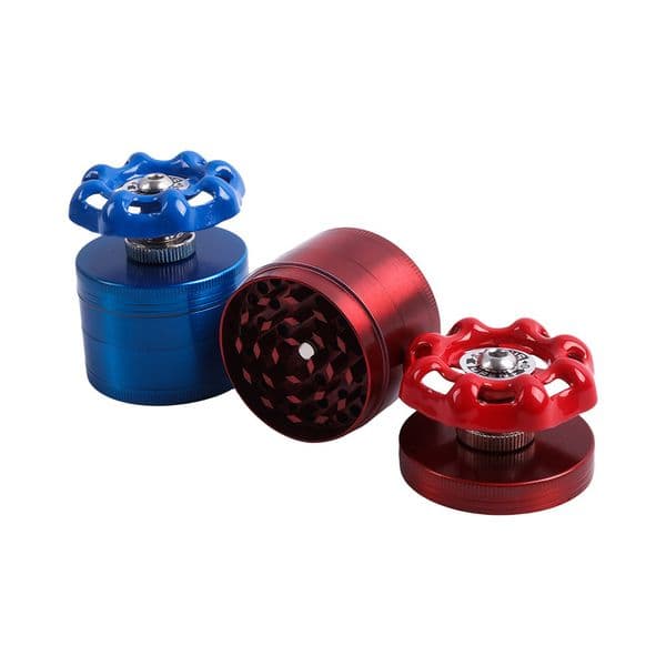 Smoking pipes Hot selling hand cranked zinc alloy cigarette grinders, metal valves, tobacco accessories, specialized tobacco grinders