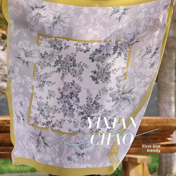 Yingqiao Scarf Design Pattern Four Seasons High-end Shawl Modal for Women