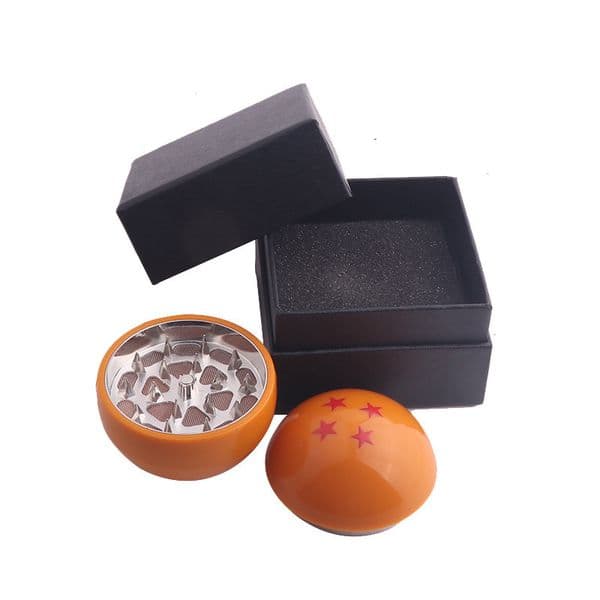 Smoking pipes Cross border exclusive 4-star grinder cartoon manual zinc alloy cigarette grinder independent gift box with cigarette shredder