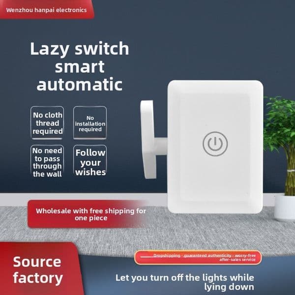 Industrial Wireless Remote Light Control Waterproof Switch Elderly Child Wooden House No Drilling Wiring Smart Home