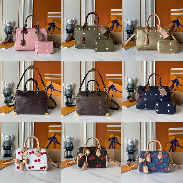 Murakami 25CM 30CM Boston Designer handbag design Leather Women's single-shoulder crossbody Bag High Quality luxury bag source factory