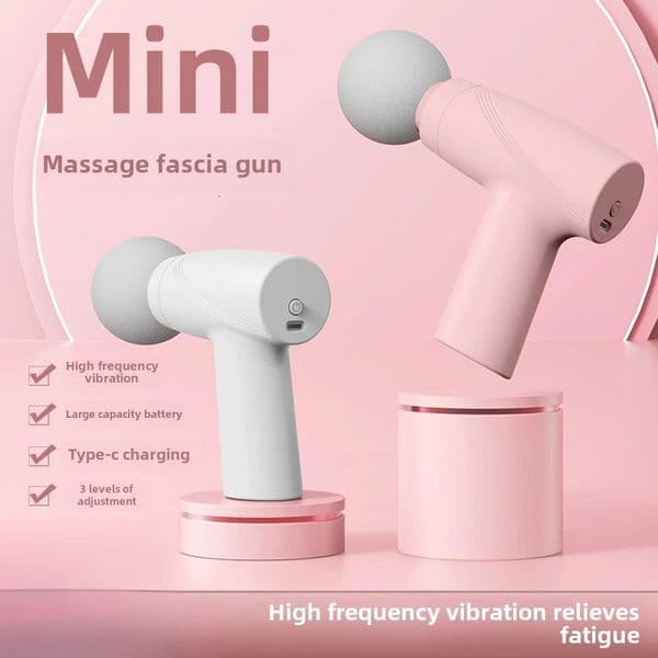 Portable Mini Fascia Gun Multi-Stage Massage Gun Muscle Relaxation Massage Equipment Portable Vibration Massager 250814BJ