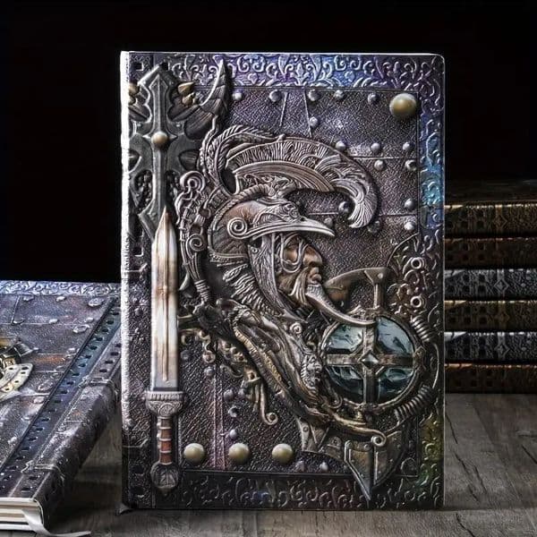 Vintage Embossed Leather Journal A5 Retro Hardcover Notebook Ideal for Writing Diary Business 250814BJ