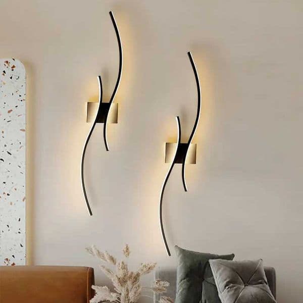 Indoor LED Wall Lamps for TV Background Corridor AC85-265V Aluminum LED Wall Lights Wall Sconce Lighting for Bedroom X250815